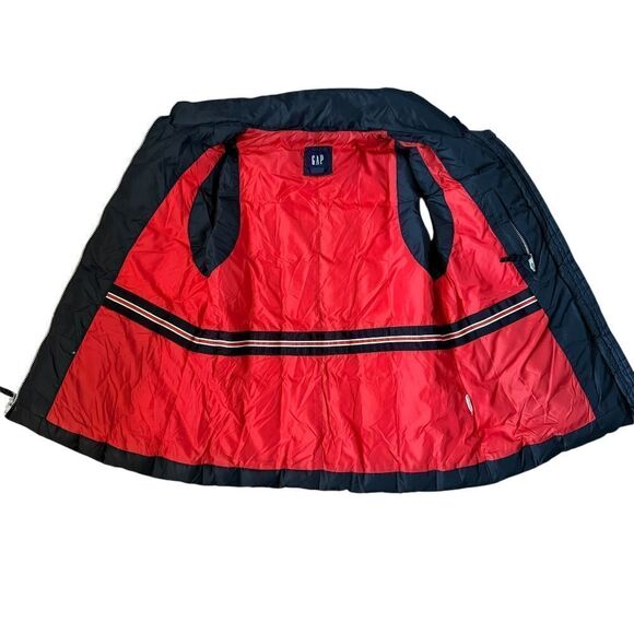 Gap Quilted Down Vest Womens Small Black Puffer Zip Warm Goose Filled - Picture 7 of 9